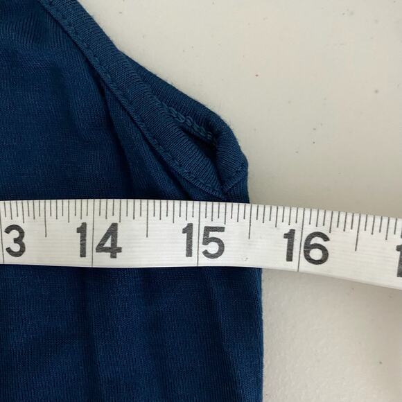 Sofia Jersey Slip Dress Womens Small Spaghetti Straps Stretch Minimalist Italy - Picture 6 of 9